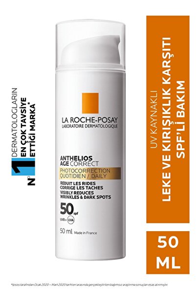 La Roche Posay Anthelios Age Correct Light Cream Spf50 50 Ml