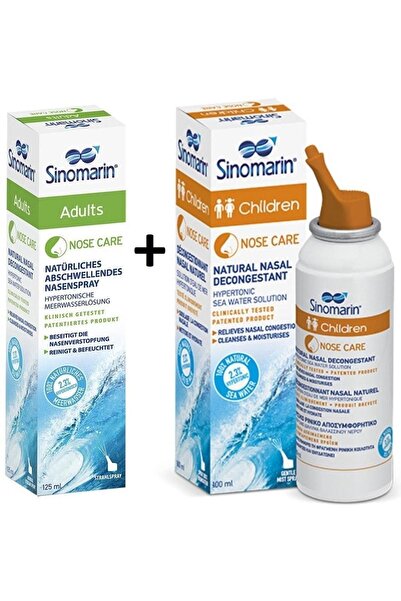 Wellcare Sinomarin Adults Yetişkinler Için Deniz Suyu 125 Ml+sinomarin Çocukl...