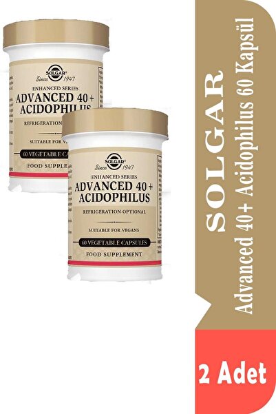 Solgar Advanced 40 Acidophilus 60 Kapsül 2 Adet