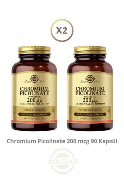 Solgar Chromium Picolinate 90 Adet 2 Adet