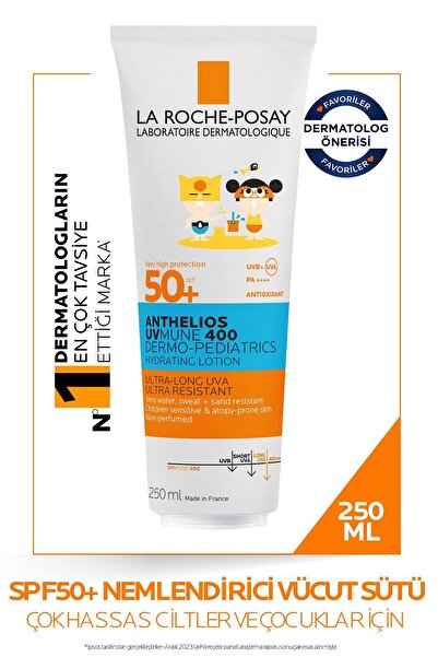 La Roche Posay ANTHELİOS DERMO PEDİATRİCS UVMUNE400 NEMLENDİRİCİ VÜCUT SÜTÜ S...