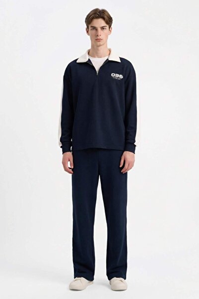 DeFacto Flat-Legged Sweatpants with Tie-Up Waist G6751Ax25Au