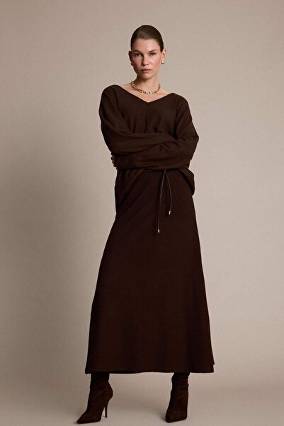 DeFacto Normal Waist Belted Midi Skirt G6521Ax25Au