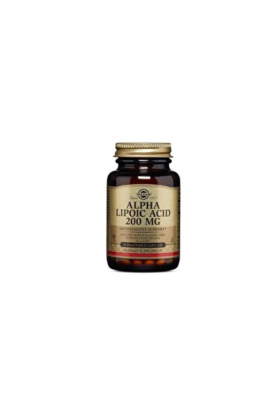 Solgar حمض ألفا ليبويك 200 ملغ 50 كبسولة