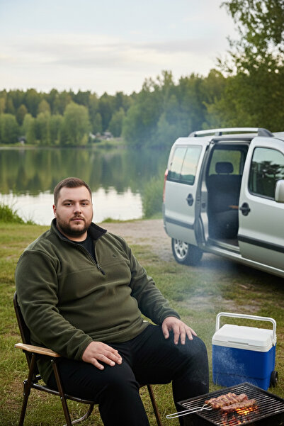 Buratti Regular Fit Anti-Pilling Plus Size Mock Neck Winter Fleece-Lined Cold...