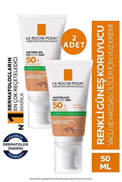 La Roche Posay Anthelios Uvmune Oil Control Spf 50+ Yağlı Ciltler Için Renkli...