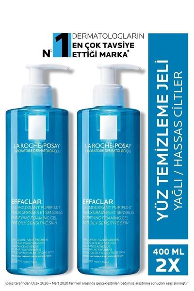 La Roche Posay Yağlı Akneye Eğilim Gösteren Ciltlere Effaclar Temizleme Jeli ...