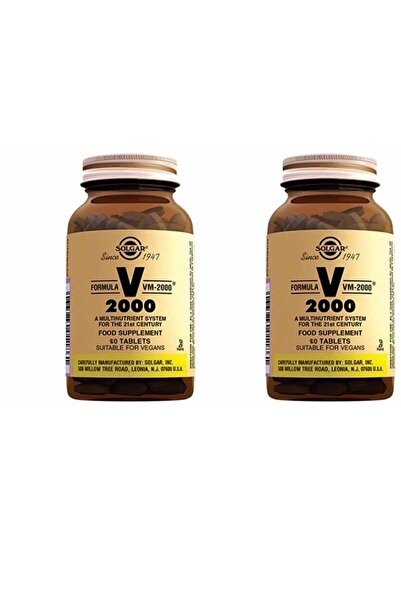 Solgar Vm 2000 Multivitamin 60 Tablet 2 Adet