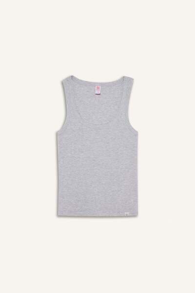 DeFacto Fall In Love Круглий комір Ribana Basic Прямий внутрішній майка D5183...