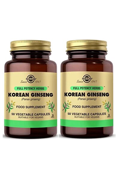 Solgar Korean Ginseng 50 Kapsül 2 Adet