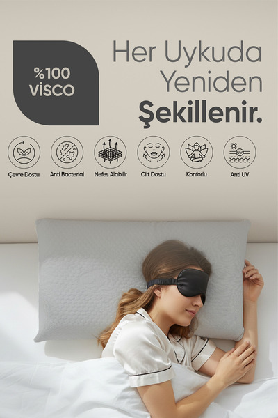 Pillow Market Μαξιλάρι ελέγχου θερμότητας TERMOSWITCH Ορθοπεδικό επίπεδο μακρ...