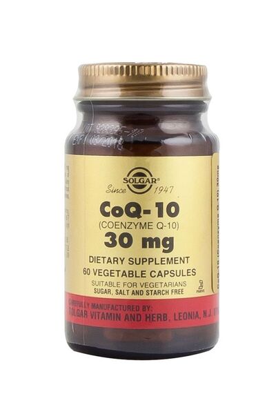 Solgar Coenzyme Q-10 30 mg 60 Kapsül
