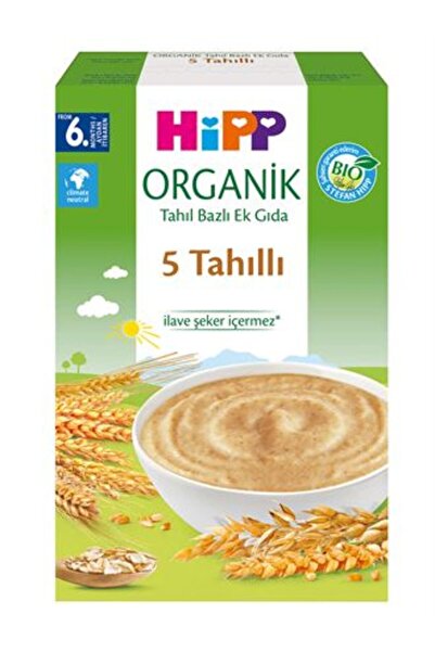 Hipp ( 1 ADET ) Hipp Organik 5 Tahıllı Ek Gıda 200 gr