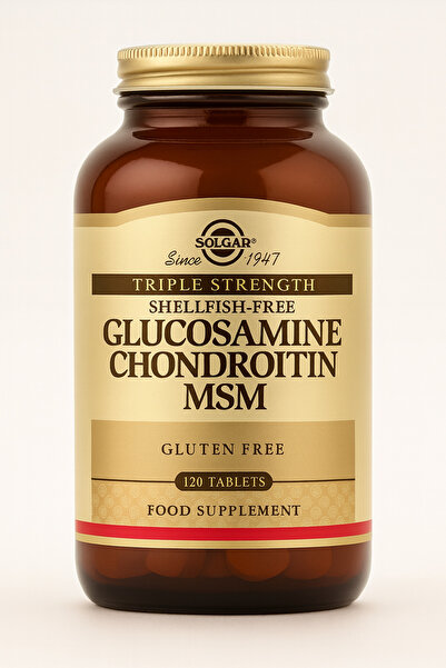 Solgar Glucosamine Chondroitin Msm 120 Tablet Glukozamin Kondroitin Msm 120