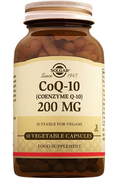 Solgar Koenzim Q10 (coq 10) 200 Mg 30 Kapsul Coenzyme