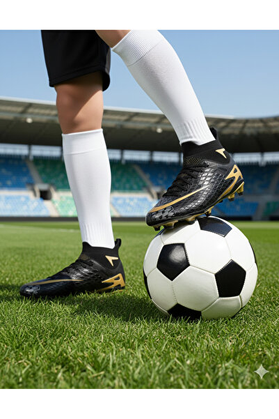 LALİGA حذاء رياضي للجنسين من Air مع جوارب مدمجة للملاعب العشبية والأرضيات الع...