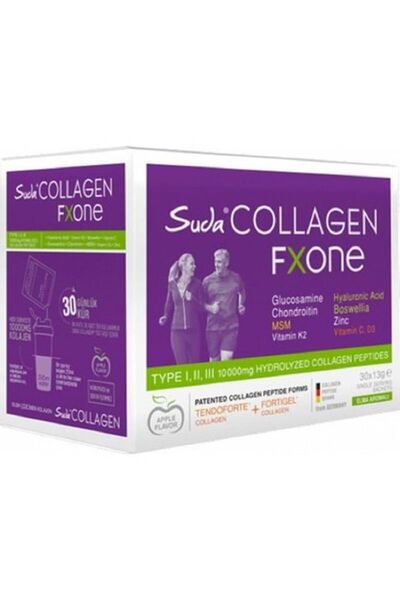Suda Collagen فكسون تفاح 13 جرام × 30 يومًا