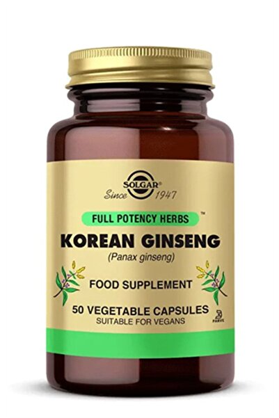 Solgar Korean Gınseng 50 V- Caps