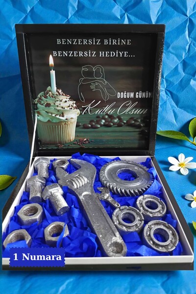 afyoresel Erkek Doğum Günü Hediyelik Tamir Seti Konfiseri Çikolata