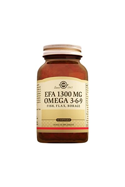 Solgar Omega 3-6-9 Efa 1300 Mg 60 Softgel (kapsül)