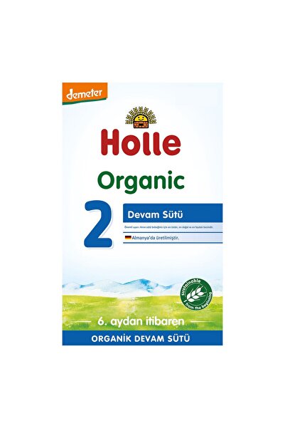 Holle Organik 2 Bebek Devam Sütü 600 gr +6 Ay NO COLOR 2