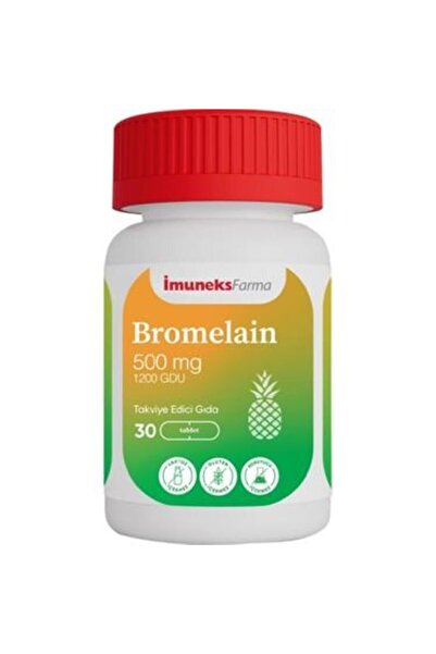 Imuneks Farma Bromelain Takviye Edici Gıda 500 Mg 30 Tablet