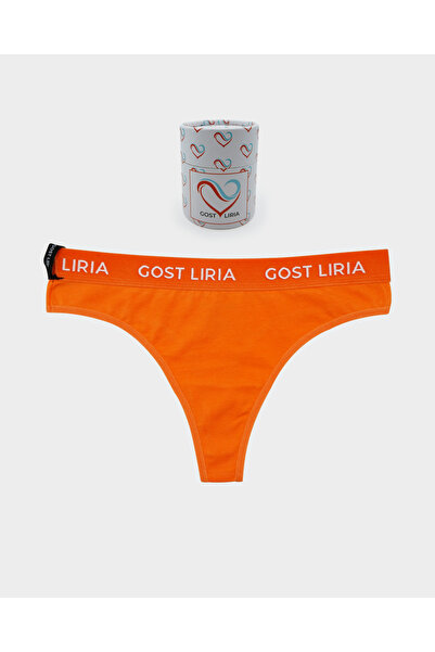 GOST LİRİA Γυναικεία στρινγκ εσώρουχα Gost Orange σε πορτοκαλί χρώμα