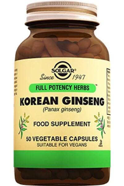 Solgar Korean Ginseng 50 Kapsül - :02-2028