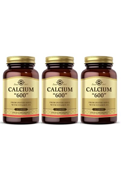 Solgar Calcium Oyster Shell 600 Mg 60 Tablet 3 Adet