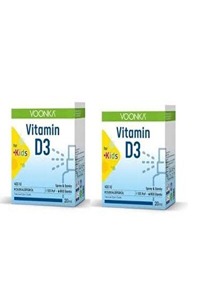 Voonka Kids Vitamin D3 400iu Sprey 20ml 2 Kutu