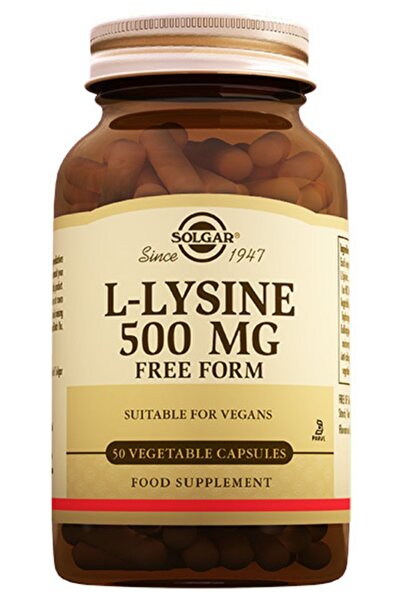 Solgar L-lysine 500 Mg 50 Tablet (LİSİN)