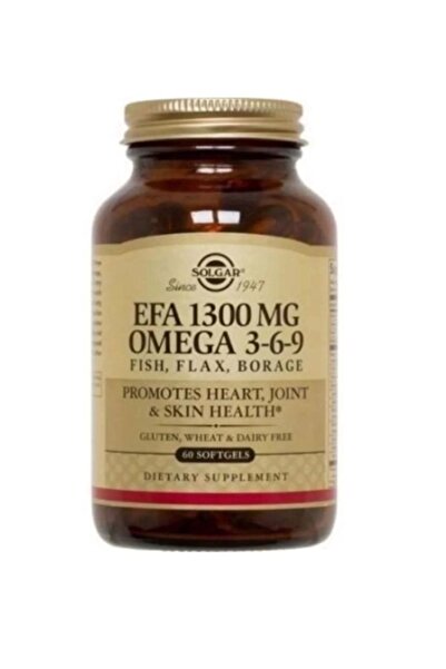 Solgar Omega 3-6-9 Efa Takviye 1300 Mg 60 Kapsül