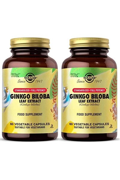 Solgar Ginkgo Biloba Leaf Extract 60 Kapsül 2 Adet