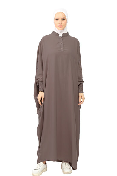 Altobeh Γυναικείο φόρεμα Medina Silk Abaya Ferace με χιτζάμπ φόρεμα με μανίκι...