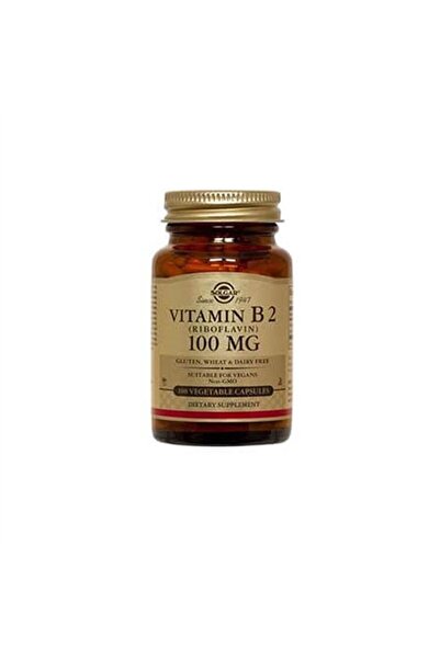 Solgar Vitamin B2 (RİBOFLAVİN) 100 Mg 100 Kapsül