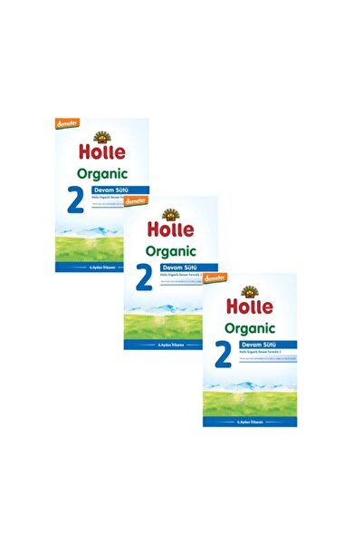Holle Organik Devam Sütü 2 600 gr - 3'lü Paket