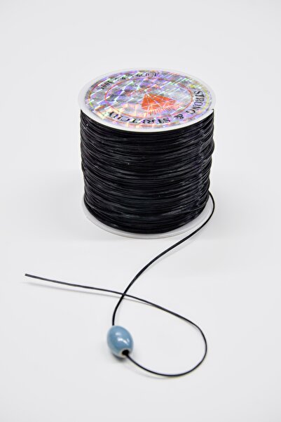 Dokumarkt 0.5mm Very Thin Soft Round Fiber Rubber String - Bracelet Beading A...