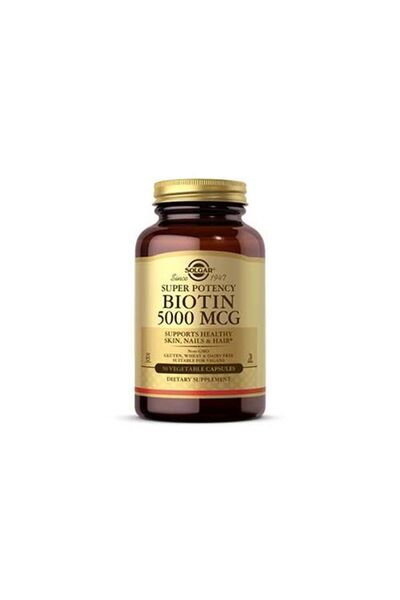 Solgar Biotin 5000 Mcg 50 Kapsül