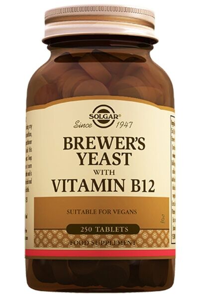 Solgar Brewers Yeast With Vitamin B12 250 Tablet
