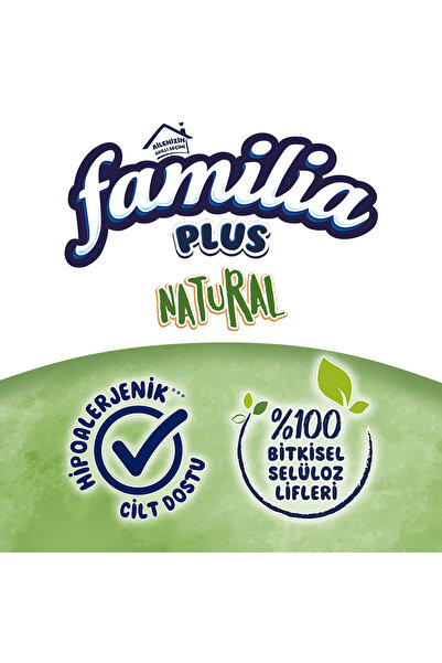 Familia Plus Natural Kağıt Havlu 24 Rulo (6 Rulo X 4 Paket)