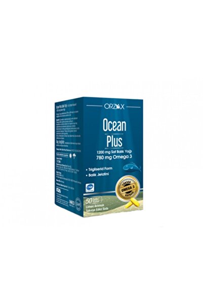 Orzax Ocean Plus Omega 3 1200 Mg 50 Capsule
