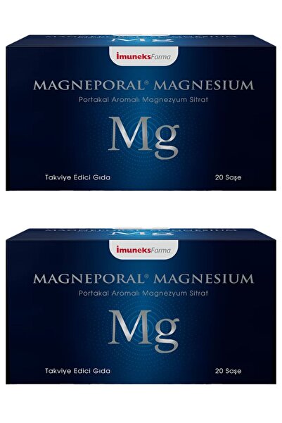 Imuneks Magneporal Magnesium 20 Saşe 2'Lİ