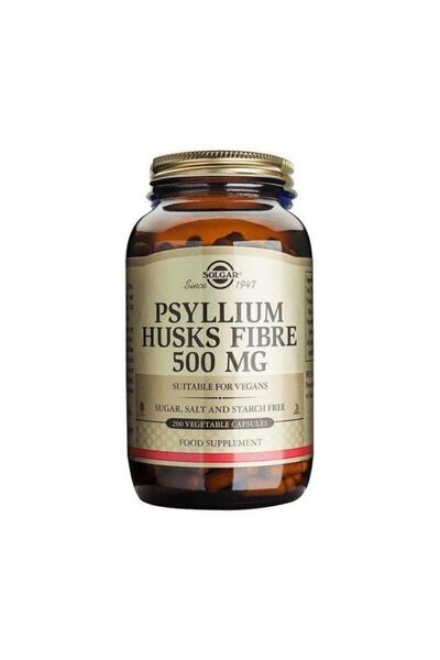 Solgar ألياف السيلليوم هاسكس 500 ملغ 200 كبسولة