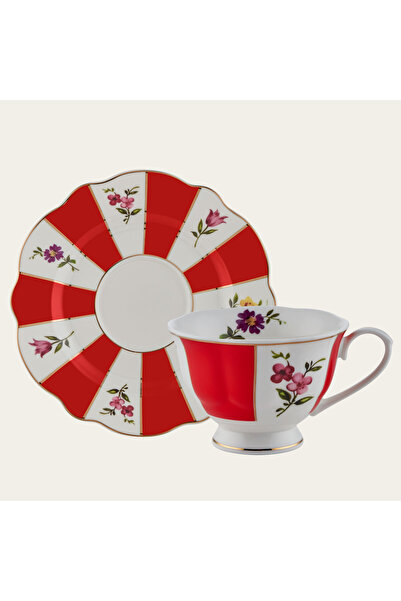 ROY KING ACEM KIRMIZI 6'LI KAHVE FİNCAN 110 CC