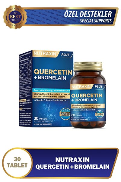 Nutraxin Quercetin+Bromelain 30 Tablets