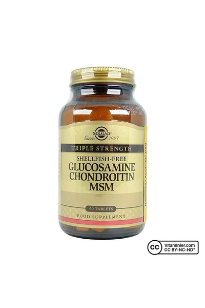 Solgar Glucosamine Chondroitin Msm 60 Tablet
