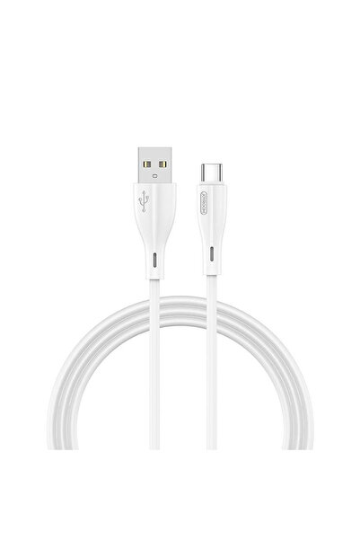 Joyroom S M405 2.4a 2 Metre Uzun Şarj Kablosu Type-c Beyaz