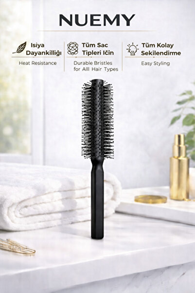 NUEMY Profesyonel Berber Kuaför Saç Fön Fırçası