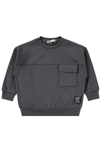Civil Boys Cargo Pocket Piece 2-5 Years Old Tracksuit Set - Gray 3-4 Years Old