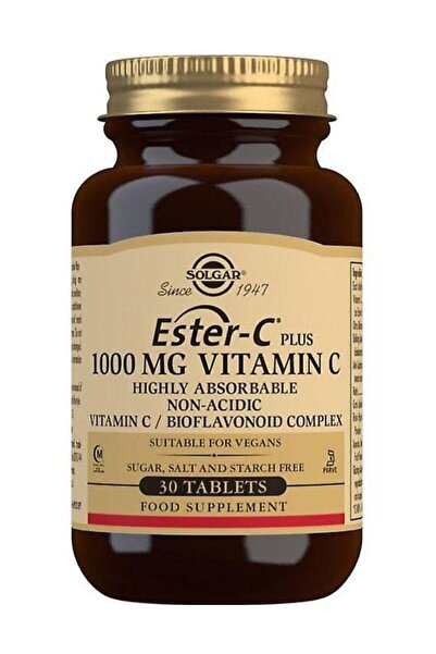 Solgar Ester-c Plus 1000 Mg 30 Tablets